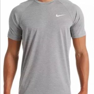 Nike Men's Heather Short Sleeve Hydroguard "Grey"  Shirt